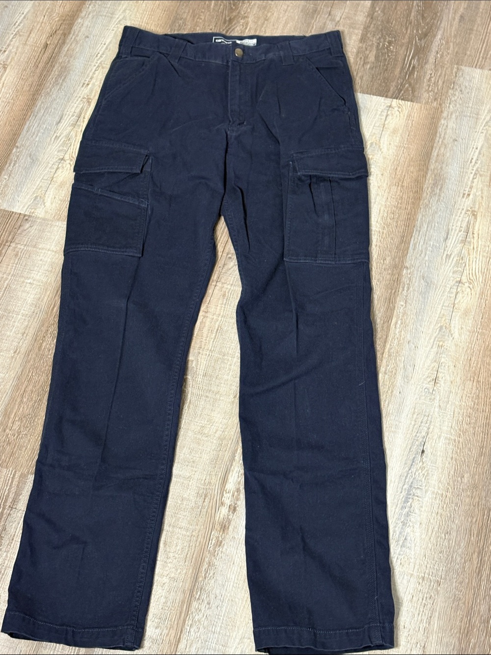 Carhartt Dark Navy Cargo Pants with Utility Pockets - Picture 3 of 7